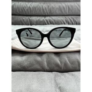 TORY BURCH-Teacup Ladies Sunglasses-Black-TY7157-Brand New